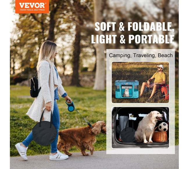 Sulankstoma gyvūnų aptvara, nešiojama1