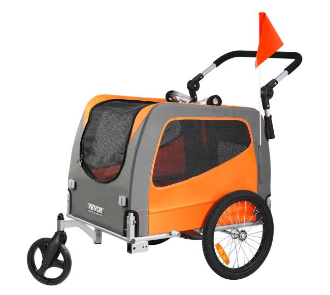 Šunų dviračio priekaba, iki 30 kg0