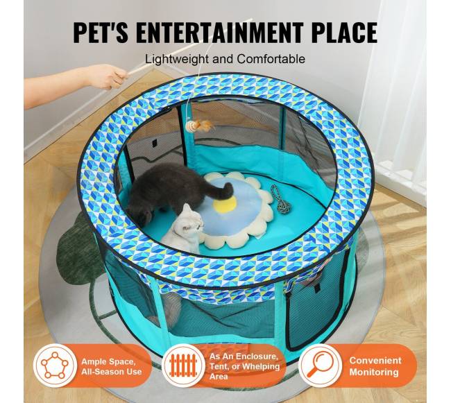 Sulankstoma apvali augintinių žaidimo aikštelė3