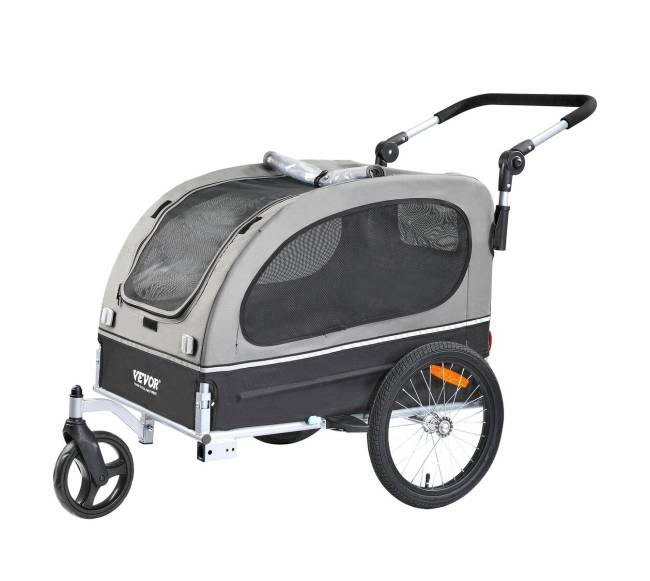 Šunų dviračio priekaba, palaiko iki 40 kg0
