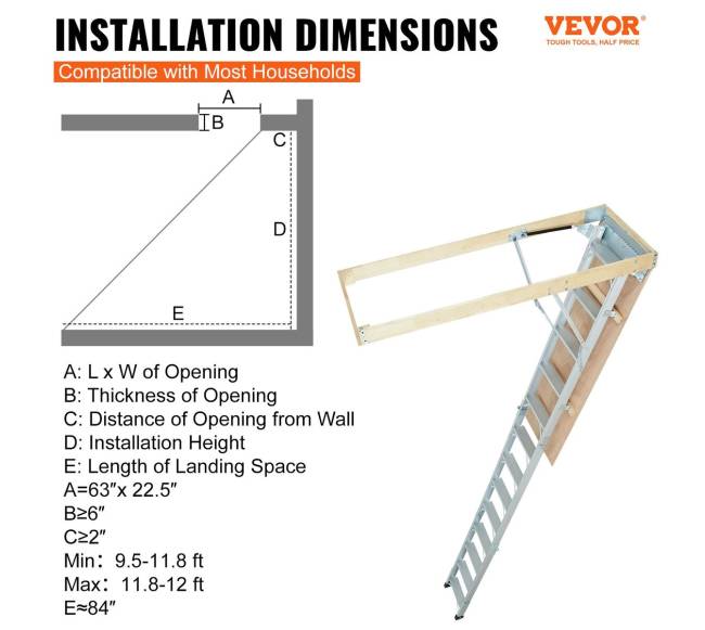 Sulankstoma palėpės kopėčia1