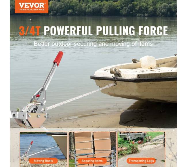 Virvės traukiklis 750 kg su 30 m virve1