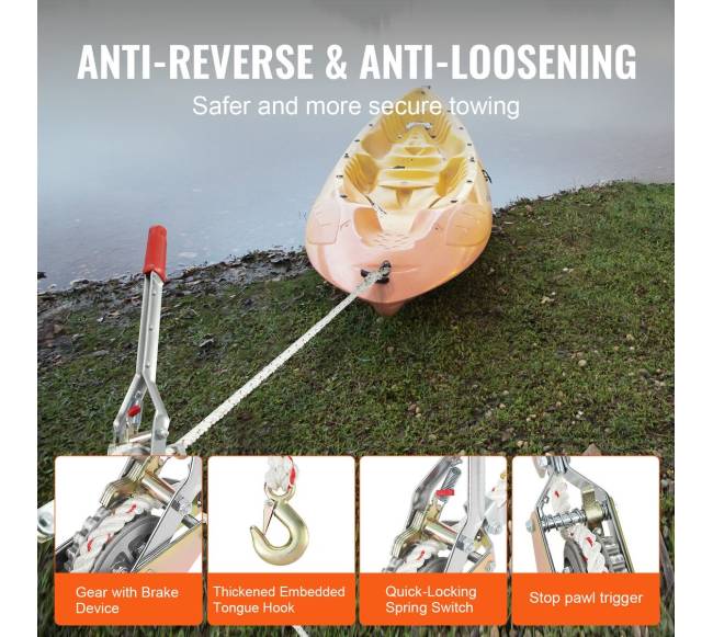 Virvės traukiklis 750 kg su 30 m virve4