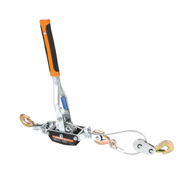 Traukimo gervė 5 t su trosu ir 3 kabliais10