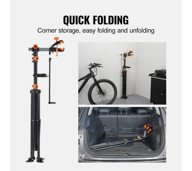 Dviračių remonto stovas, reguliuojamas aukštis5