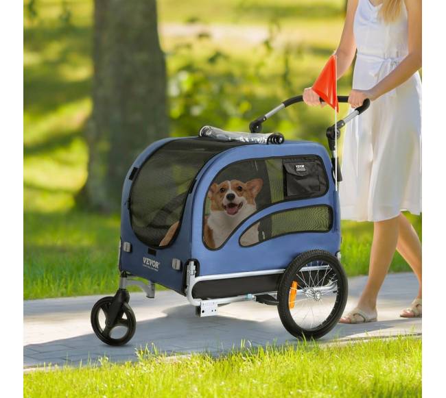 Dviračio priekaba augintiniams iki 45 kg7