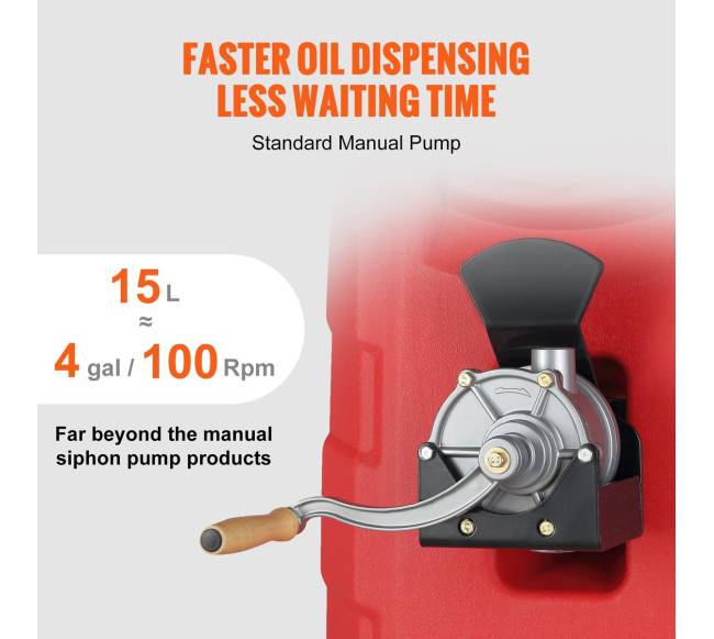 16 galonų kuro vežimėlis su rankine pompa5