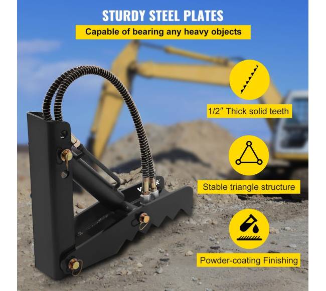 Hidraulinės kaušo griebtuvas, juodas plienas3