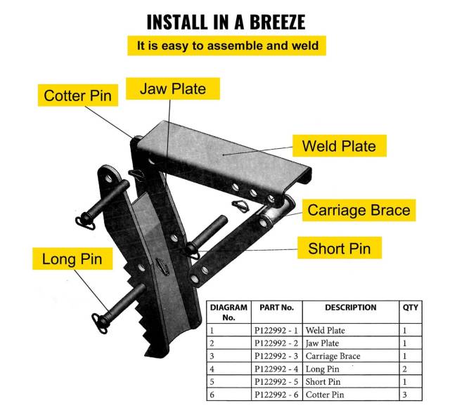 Hidraulinės kaušo griebtuvas, juodas plienas4
