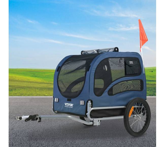 Šuns vežimėlis dviračiui iki 45 kg7