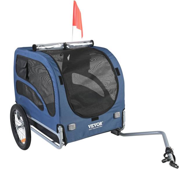 Šuns vežimėlis dviračiui iki 45 kg8