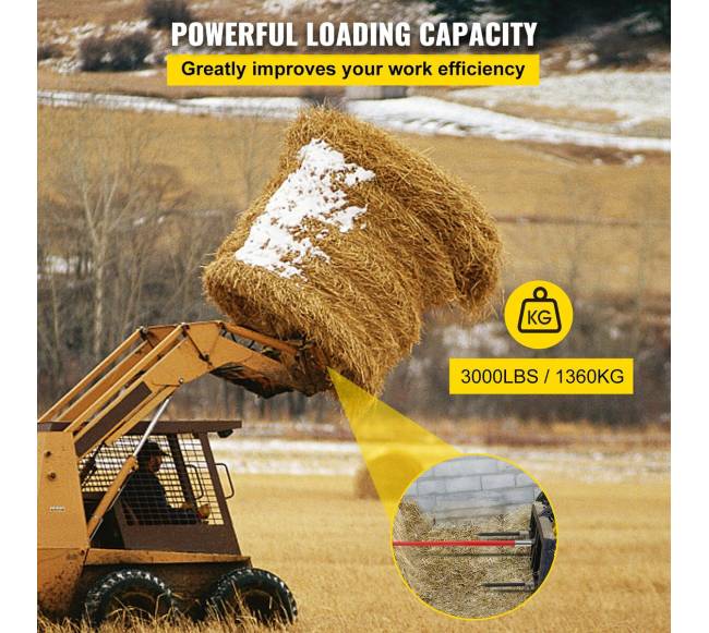 Šieno dyglys su 1360 kg talpa ir stabilizatoriais3