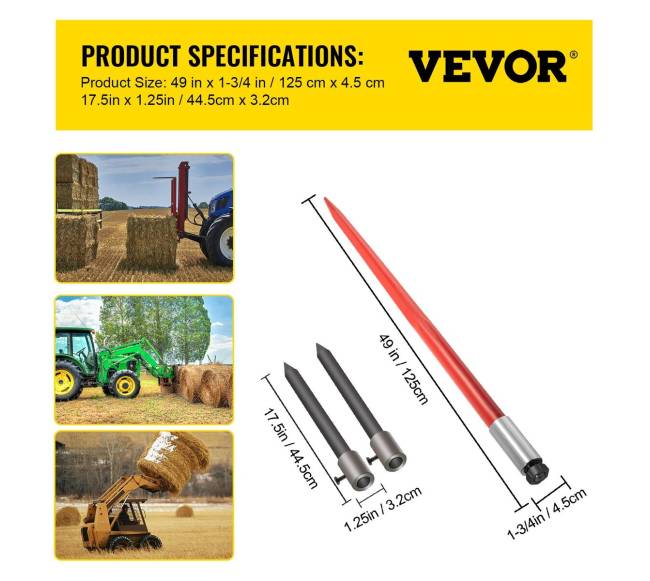 Šieno dyglys su 1360 kg talpa ir stabilizatoriais6