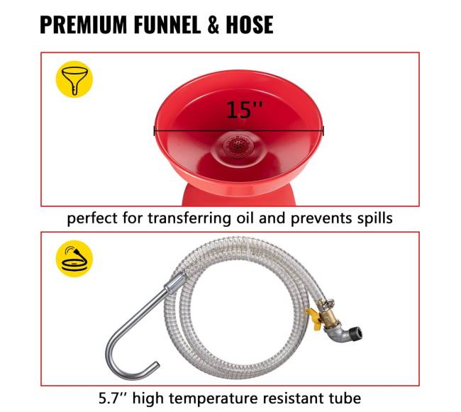 Atliekų alyvos nutekėjimo bakas 80 L su reguliuojamu aukščiu4