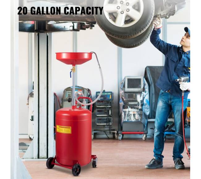 Nešiojamas naudotos alyvos nutekėjimo bakelis 80L1