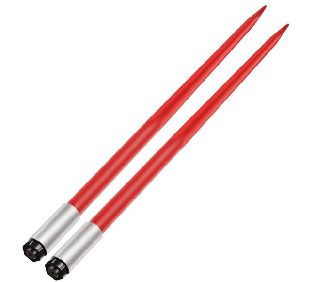 Šienų smaigai su tvirtinimu traktoriams 125 cm0