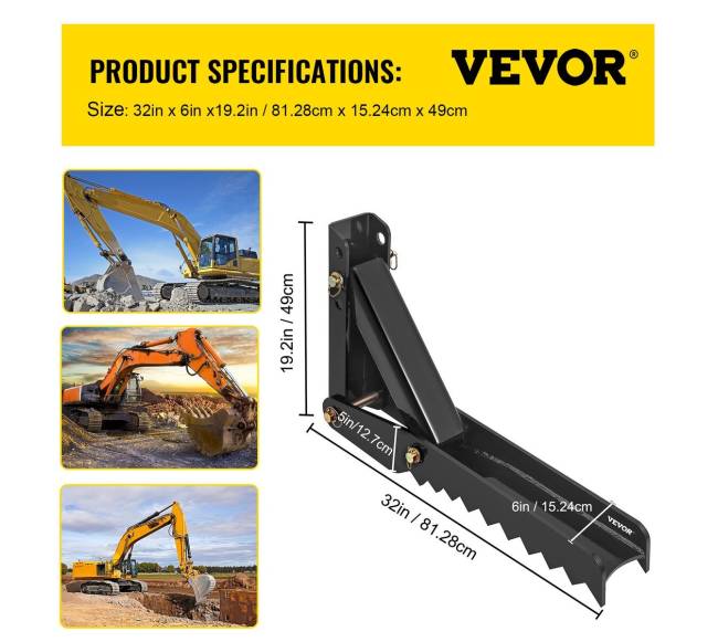 kastuvo ekskavatoriaus nykščio priedų suvirinimas 81 cm6