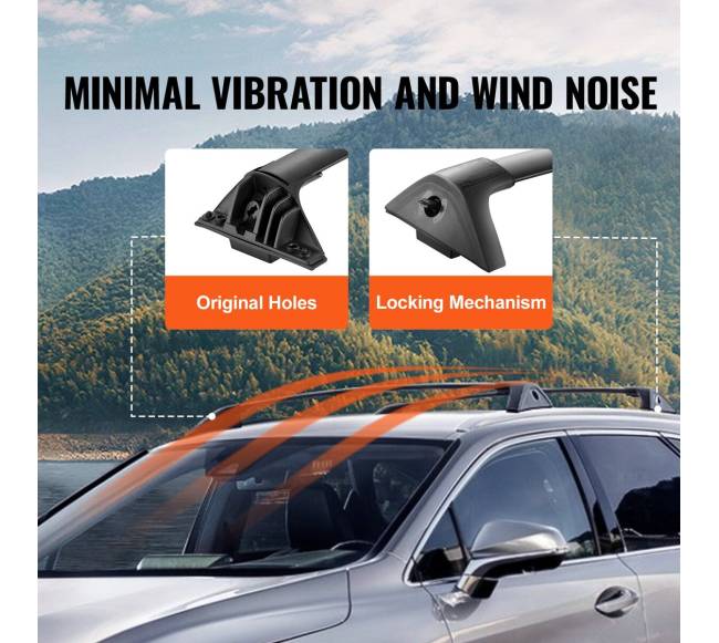 Stogo bagažinės skersiniai Toyota RAV4 2019-20235