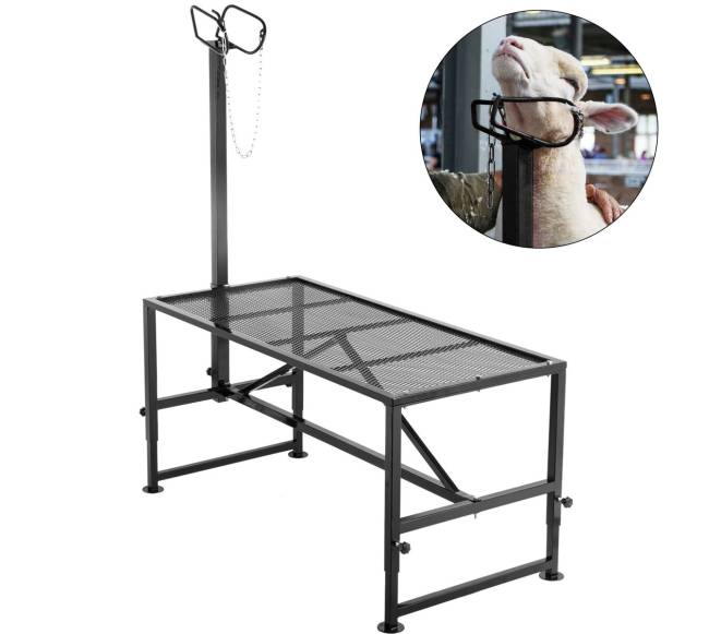 Gyvulių karčiavimo stovas su galvos laikikliu0