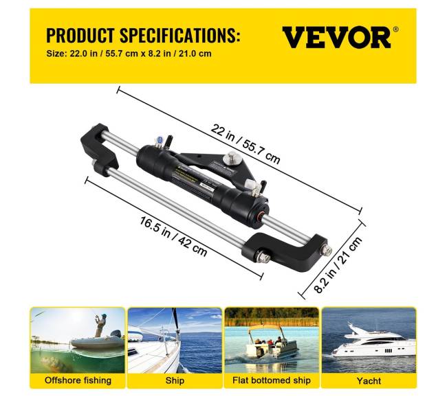 Hidraulinis vairo cilindras 300 AG6