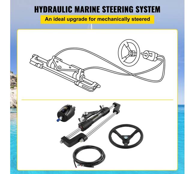 Hidraulinis valties vairo komplektas iki 300 AG2