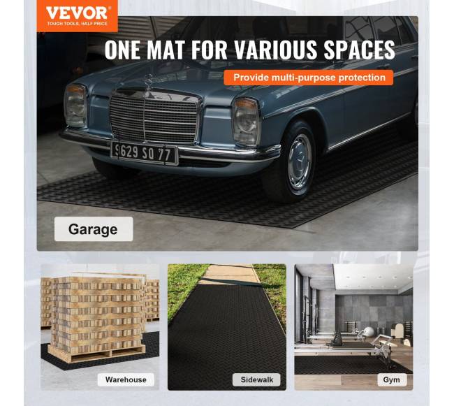 Garažo grindų danga guminė ritinėlis 1,24x2,47m1