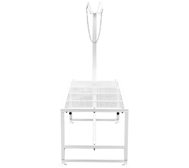 Gyvulių kirpimo stovas su galvos laikikliu9