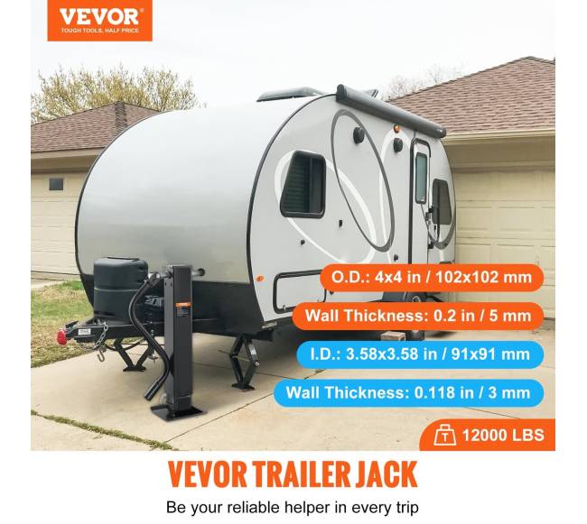 Priekabos domkratas, 5443 kg keliamoji galia1