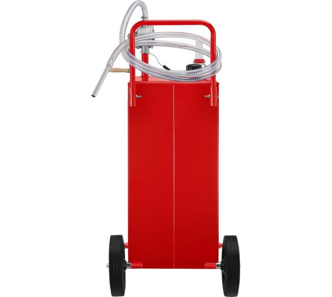 Kuro talpykla su rankiniu siurbliu ant ratų0