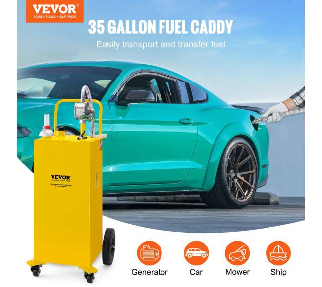 35 galonų kuro vežimėlis su pompa1