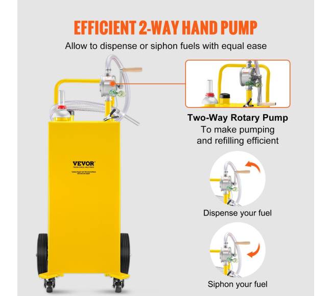 35 galonų kuro vežimėlis su pompa2