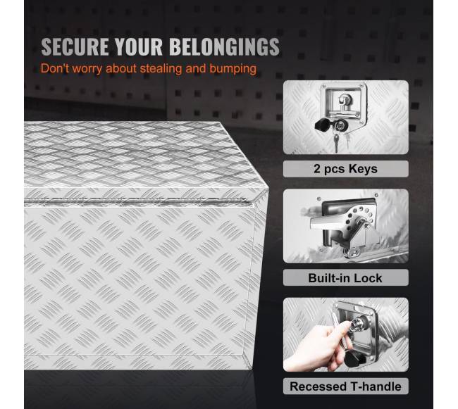 po sunkvežimio deže, aliuminio įrankių dėžė5