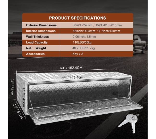 po sunkvežimio deže, aliuminio įrankių dėžė6