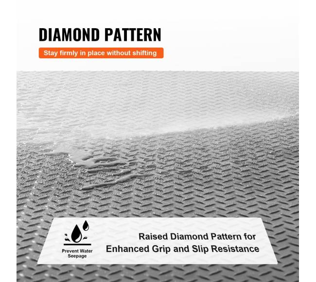 Garažinė guminė grindų danga su raštu 3 mm3