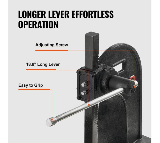 3 tonų rankinis presas iš ketaus3