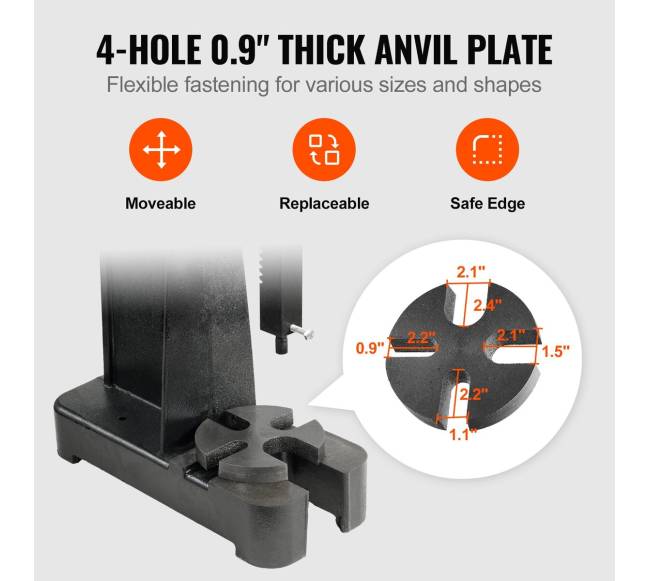 3 tonų rankinis presas iš ketaus4