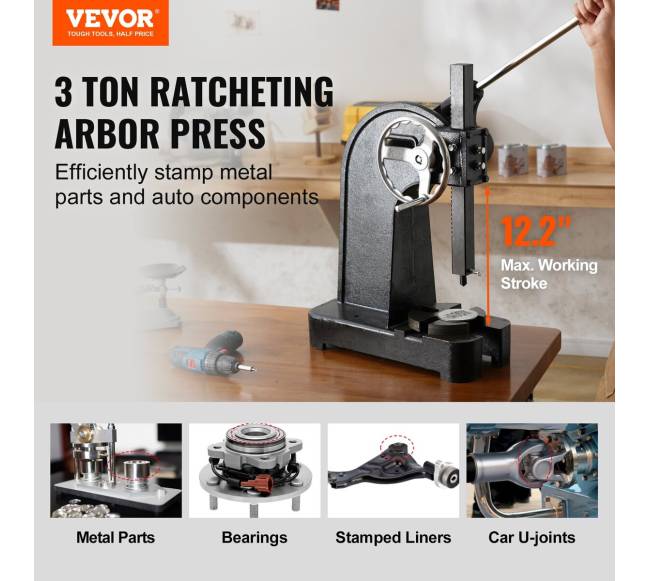 3 tonų reketinis presas su rankena1