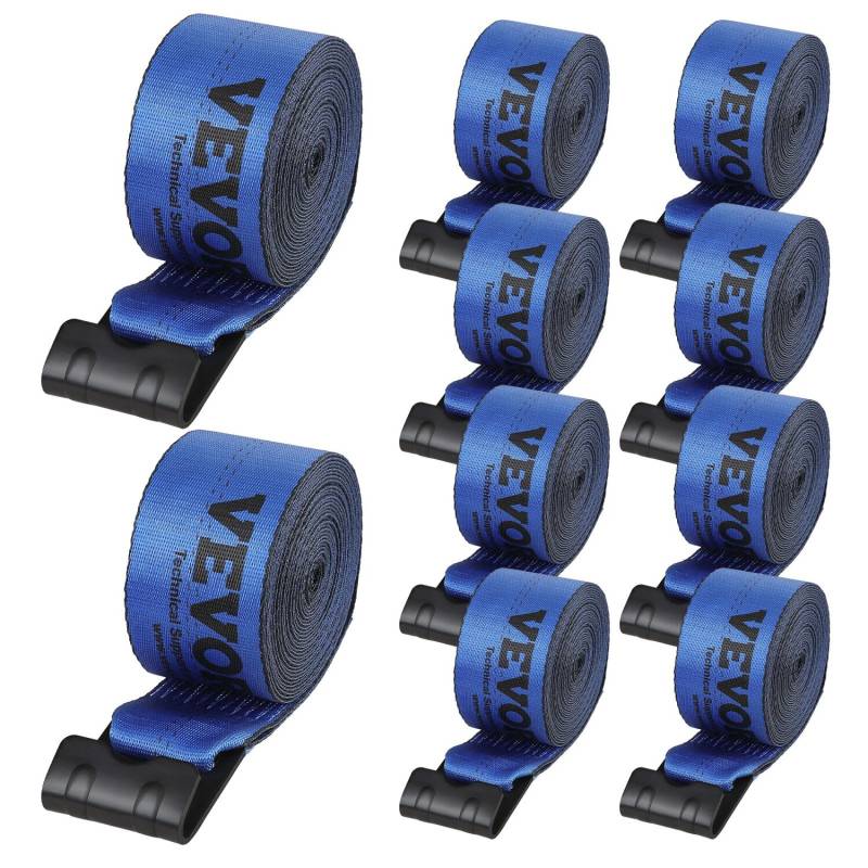 Keltuvų diržai 10,2 cm x 9,1 m, mėlyni (10 vnt.)0