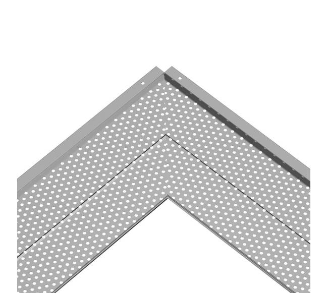 Latakų apsauga iš aliuminio 152mm9