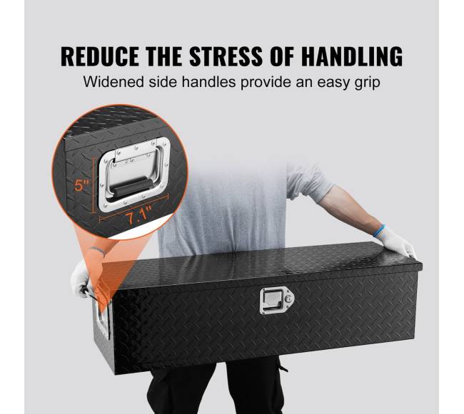 Aliumininė sunkvežimio lovos įrankių dėžė4