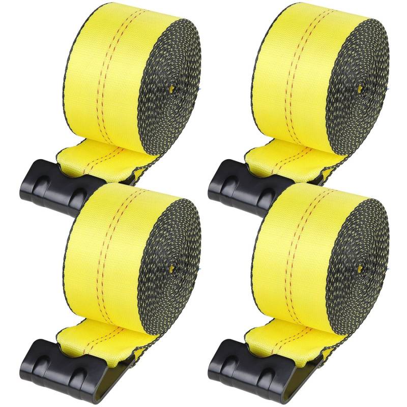 Gervės diržai su plokščia kabliu, 4 vnt.0