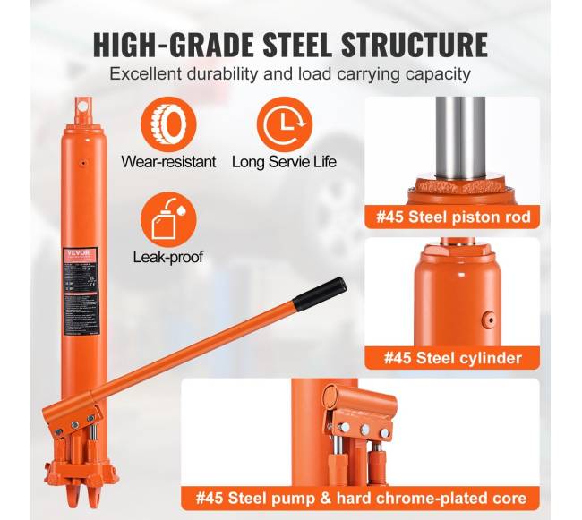 Hidraulinis ilgos eigos keltuvo cilindras, 8 tonų3