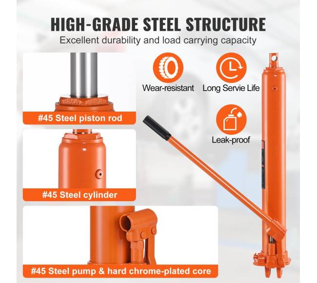 Ilgas hidraulinis cilindras 3 t3