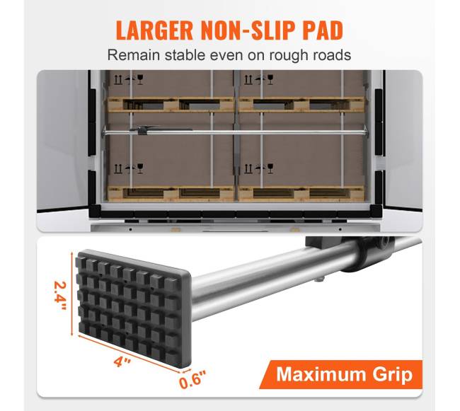 krovinio tvirtinimo strypas reguliuojamas 227–264 cm5
