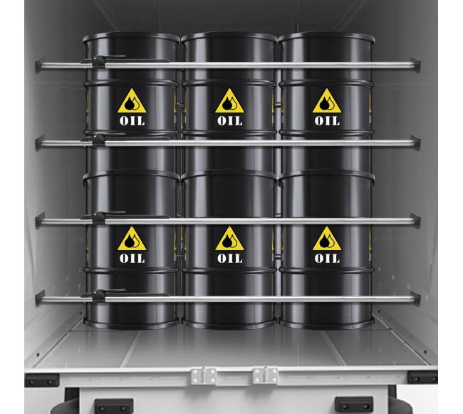 krovinio tvirtinimo strypas reguliuojamas 227–264 cm7