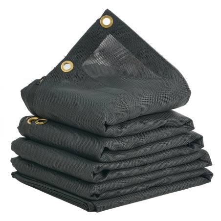 Sunkvežimių brezentas, juodas, PVC danga, 1.5 x 4.3 m0