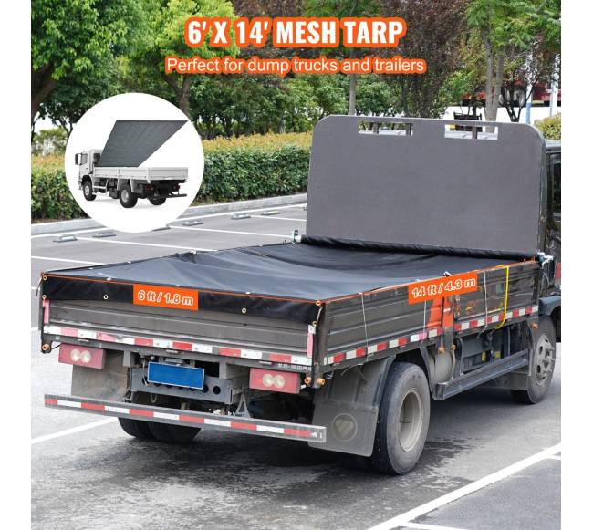 sunkvežimio tinklinis tentu padengtas pvc 1,8 x 4,3 m5