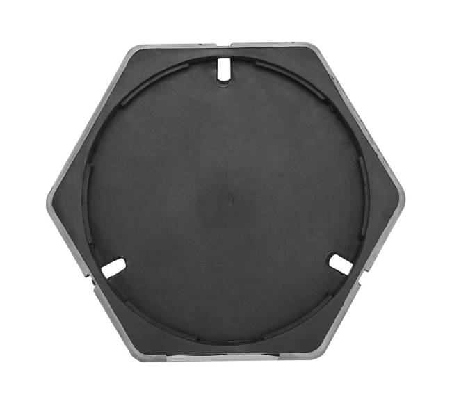 RV lyginimo trinkelės su 23 cm guminėmis kojelėmis, 6 vnt.10