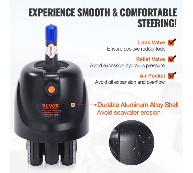 Hidraulinė valties vairavimo sistema 300AG2