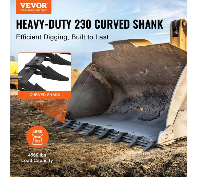 Traktoriaus kaušo danties baras, 66, 2000 kg apkrova1